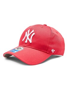 Шапка с козирка 47 Brand MLB New York Yankees Raised Basic '47 MVP B-RAC17CTP-BE Berry
