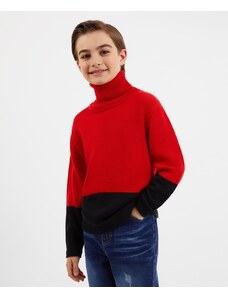 Плетен червен пуловер Gulliver - 140