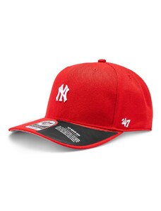 Шапка с козирка 47 Brand MLB New York Yankees Base Runner 47 MVP DP B-BRMDP17WBP-RD Red