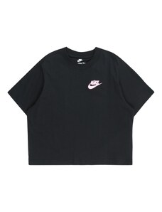 Nike Sportswear Тениска 'DANCE' мента / бледорозово / черно