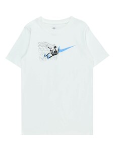 Nike Sportswear Тениска 'SOCCER BALL FA23' лазурно синьо / сиво / черно / бяло