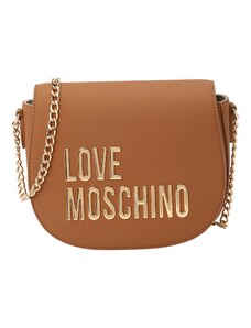 Love Moschino Чанта с презрамки камел / злато