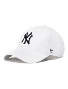 Шапка с козирка 47 Brand Mlb New York Yankees B-MVPSP17WBP-WH White