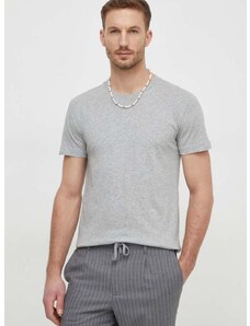 Памучна тениска Polo Ralph Lauren (3 броя) в сиво с изчистен дизайн 714830304