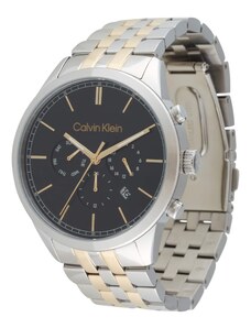Calvin Klein Аналогов часовник злато / черно / сребърно