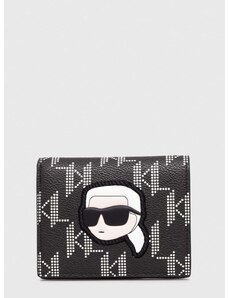 Портмоне Karl Lagerfeld дамски в черно