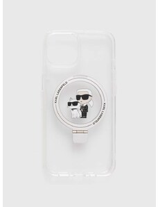 Кейс за телефон Karl Lagerfeld iPhone 14 / 15 / 13 6.1" в прозрачен цвят