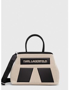 Чанта Karl Lagerfeld в бежово