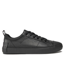 Сникърси Calvin Klein Jeans Vulcanized Low Laceup Mix In Uc YM0YM00894 Triple Black 0GT