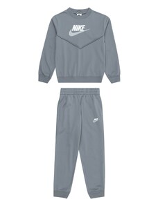 Nike Sportswear Облекло за бягане сиво / светлосиво / бяло