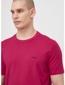 Тениска Boss Green в розово с принт 50506373