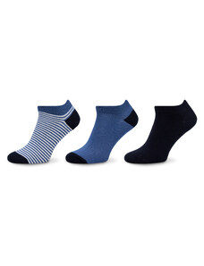 Комплект 3 чифта къси чорапи мъжки Pepe Jeans Mini Stp Tr 3P PMU30035 Dark Blue 581