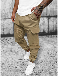 Мъжки чино панталон джогинг бежово OZONEE O/G3014