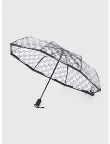 Чадър Karl Lagerfeld в прозрачен цвят