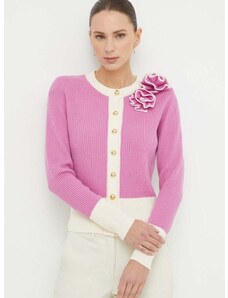 Вълнен пуловер Luisa Spagnoli дамски в лилаво
