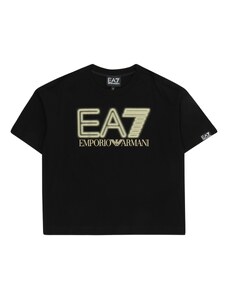 EA7 Emporio Armani Тениска светложълто / черно