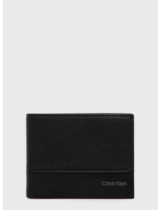 Кожен портфейл Calvin Klein мъжки в черно K50K509180