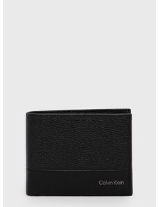 Кожен портфейл Calvin Klein мъжки в черно K50K509179