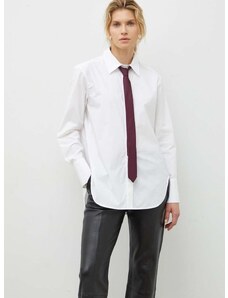 Риза Day Birger et Mikkelsen дамска в бяло със стандартна кройка с класическа яка