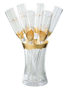 Комплект чаши за шампанско J-Line Champ (6 броя)