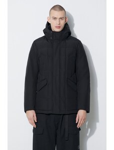 Пухено яке Woolrich Blizzard Field Jacket в черно зимен модел CFWOOU0621MRUT0001