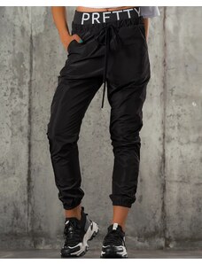 ExclusiveJeans Панталон тип джогър Gold Standard, Черен Цвят