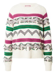 SCOTCH & SODA Пуловер сиво / зелено / розово / бяло