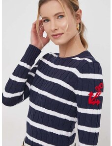 Памучен пуловер Polo Ralph Lauren в тъмносиньо 211924429