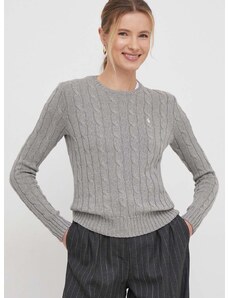 Памучен пуловер Polo Ralph Lauren в сиво 211943903