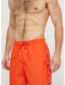 Плувни шорти Calvin Klein в оранжево KM0KM00955