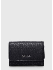 Портмоне Calvin Klein дамски в черно K60K611931