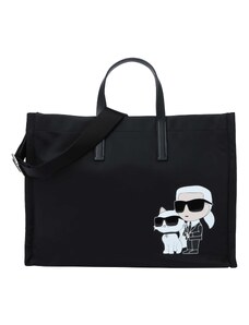 Karl Lagerfeld "Чанта тип ""Shopper""" 'Ikonik 2.0' бежово / черно / бяло