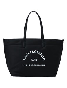 Karl Lagerfeld "Чанта тип ""Shopper""" черно / бяло
