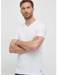 Памучна тениска Polo Ralph Lauren (3 броя) в бяло с меланжов десен 714936903