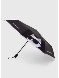 Чадър Karl Lagerfeld в черно