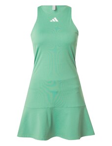 ADIDAS PERFORMANCE Спортна рокля светлозелено / бяло
