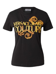 Versace Jeans Couture Тениска жълто / златистожълто / черно