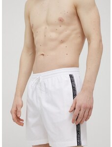 Плувни шорти Calvin Klein в бяло KM0KM00741
