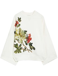 TED BAKER Суичър Laurale Sweatshirt With Embroidery 272877 white