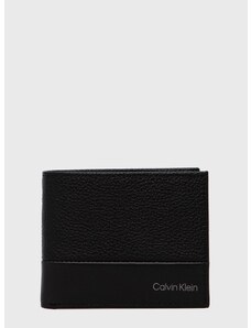 Кожен портфейл Calvin Klein мъжки в черно K50K509182