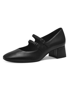 Дамски обувки Tamaris естествена кожа Touch It черни