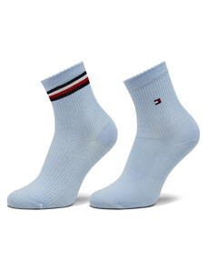 Комплект 2 чифта дълги чорапи дамски Tommy Hilfiger 701227306 Breezy Blue