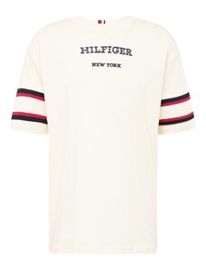 TOMMY HILFIGER Тениска нейви синьо / червено / мръсно бяло