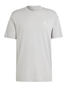 ADIDAS ORIGINALS Тениска 'Trefoil Essentials' светлосиво / бяло