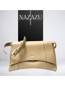 NAZAZU Луксозна твърда дамска чанта с модерна форма - Лате - 200110