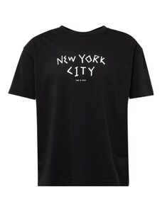 rag & bone Тениска 'NY' черно / бяло