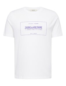 Zadig & Voltaire Тениска 'BLASON GUM' лилав / бяло