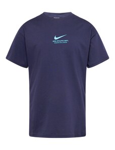 Nike Sportswear Тениска нейви синьо / тюркоазен