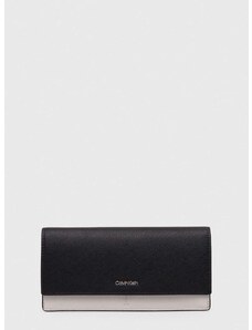 Портмоне Calvin Klein дамски в черно K60K611700