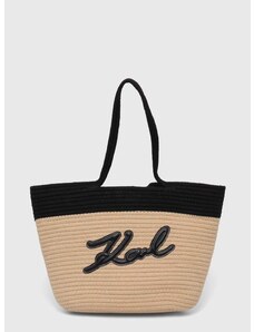 Плажна чанта Karl Lagerfeld в черно